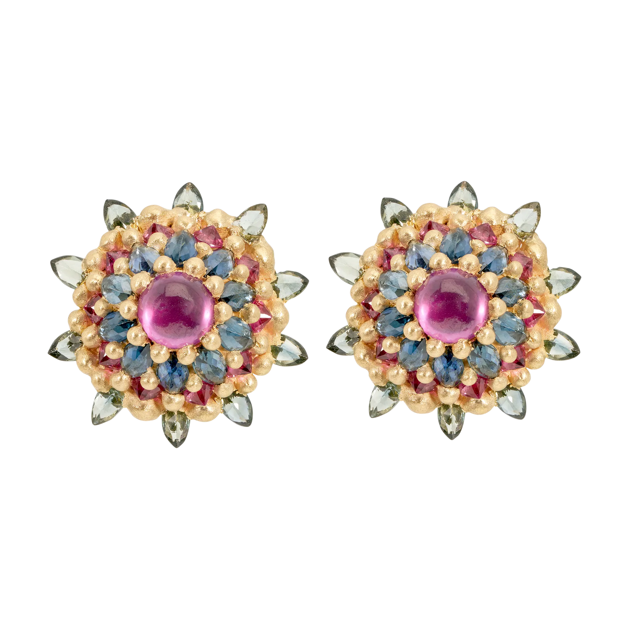 Blossom Crush Morning Glory ClusterF@&$ Stud Earrings - 11400