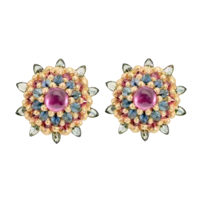 Blossom Crush Morning Glory ClusterF@&$ Stud Earrings - 11400