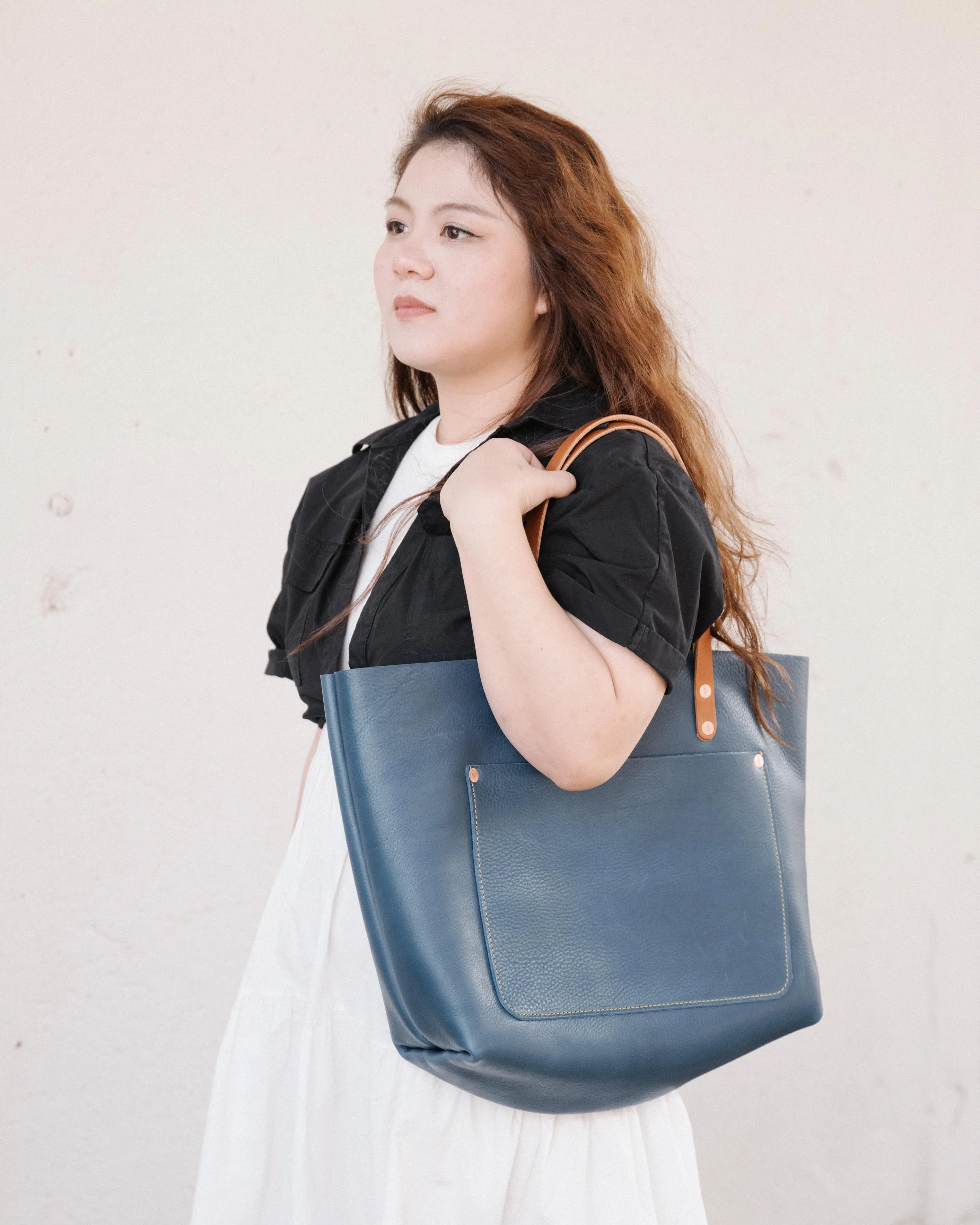 Blue Cypress Market Tote