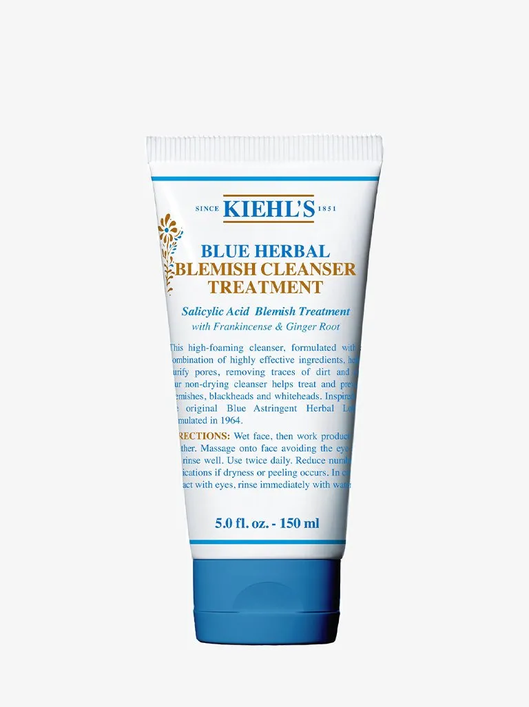 Blue herbal spot cleanser