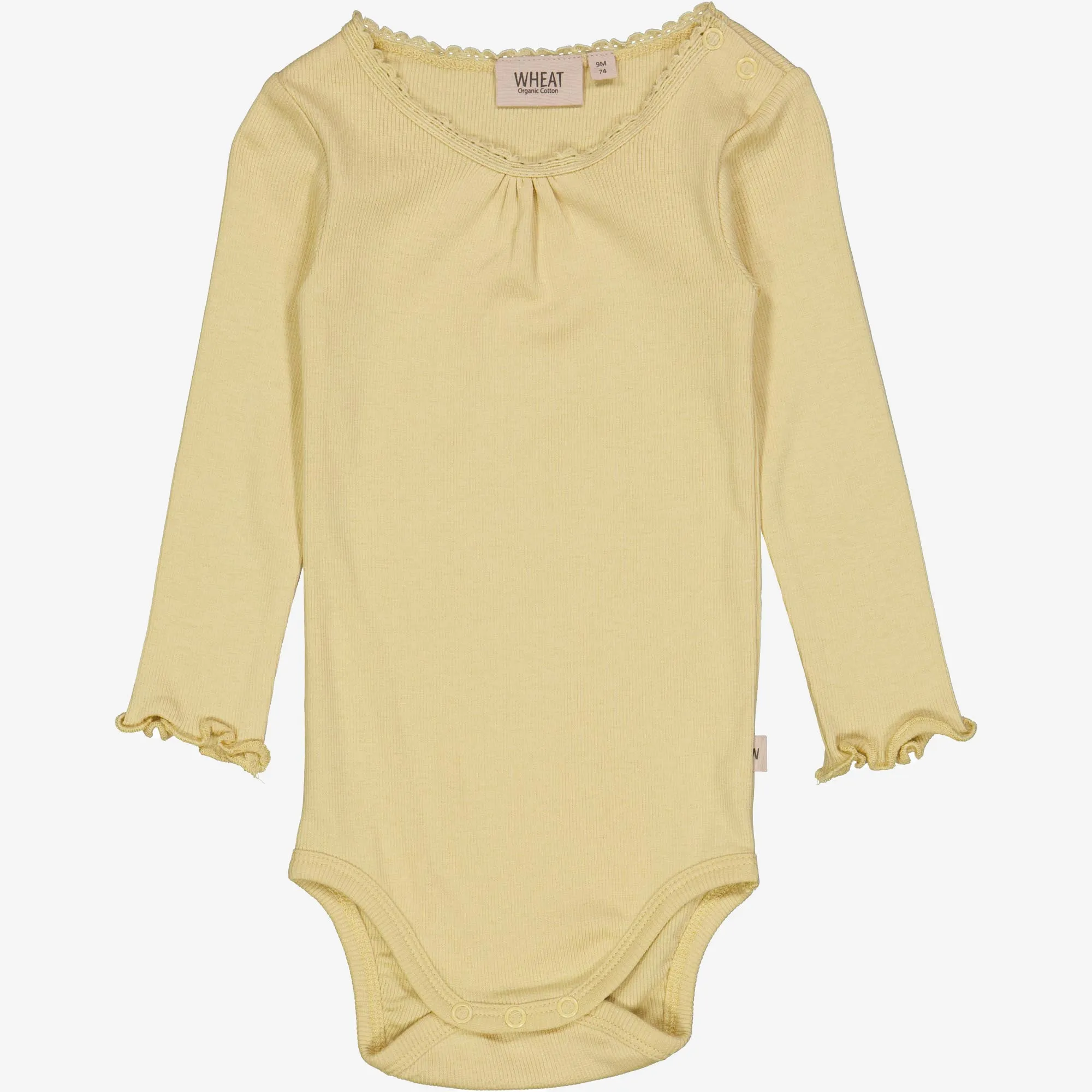 Body Rib Lace LS - yellow dream