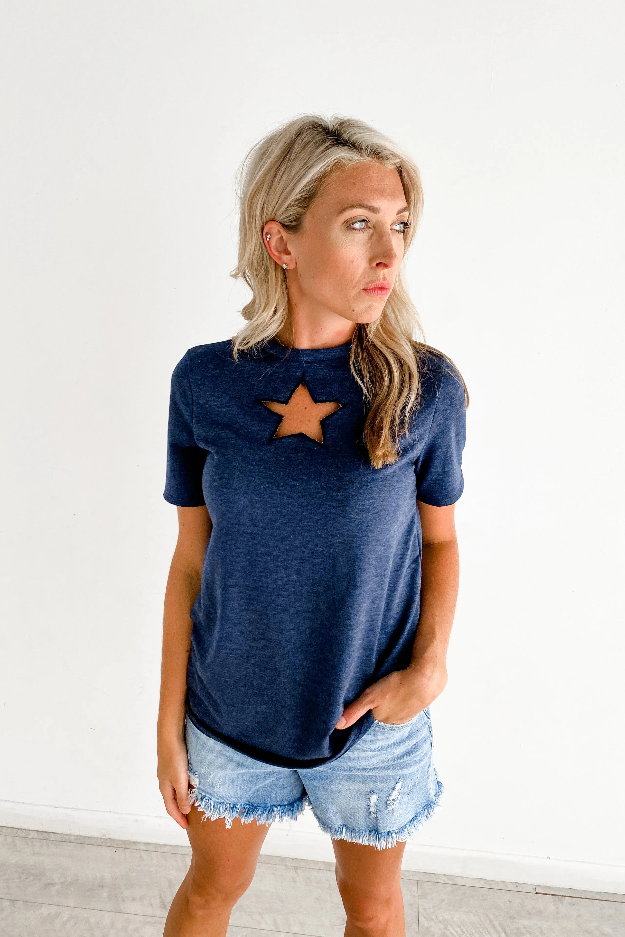 Born to Shine Cut Out Top | FINAL SALE