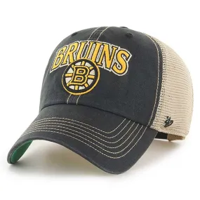 Boston Bruins Vintage Black Tuscaloosa Snapback Cap by 47 Brand