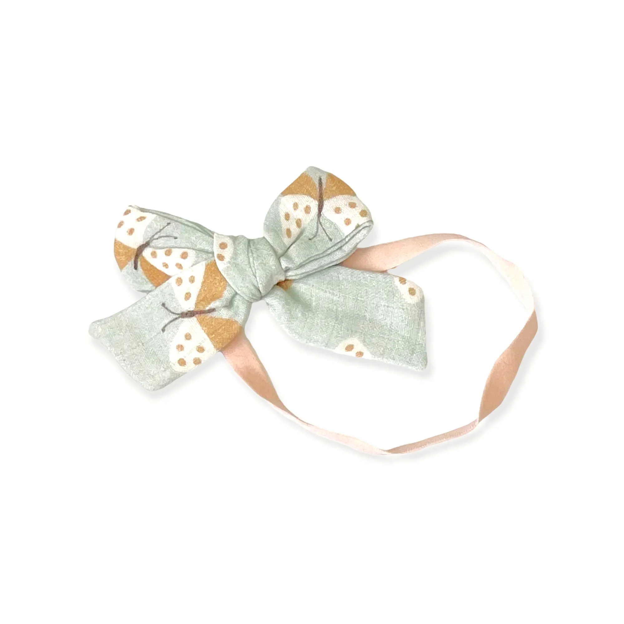 Bow & String Baby Girl Headband (Organic Cotton)