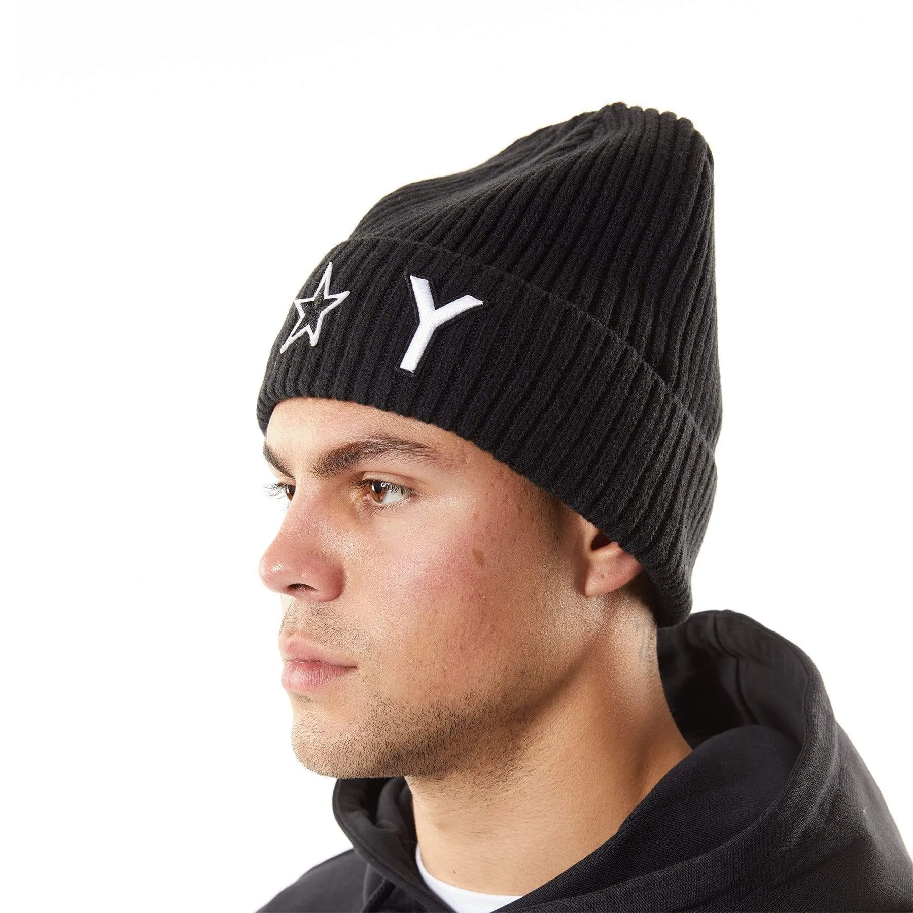 BOY ORB BEANIE HAT - BLACK