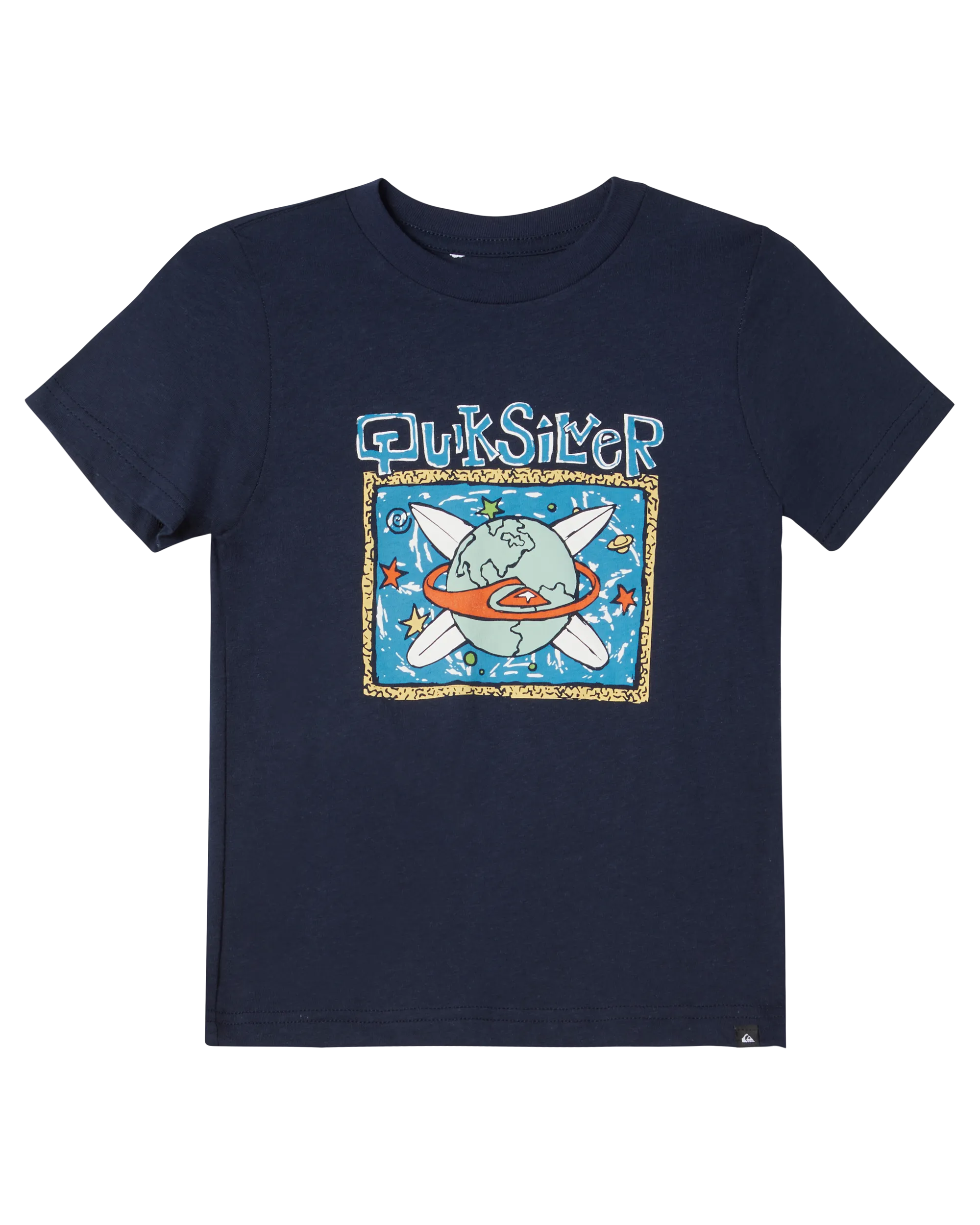 Boys 2-7 Surf The Earth Kt0 T-Shirt - Navy Blazer