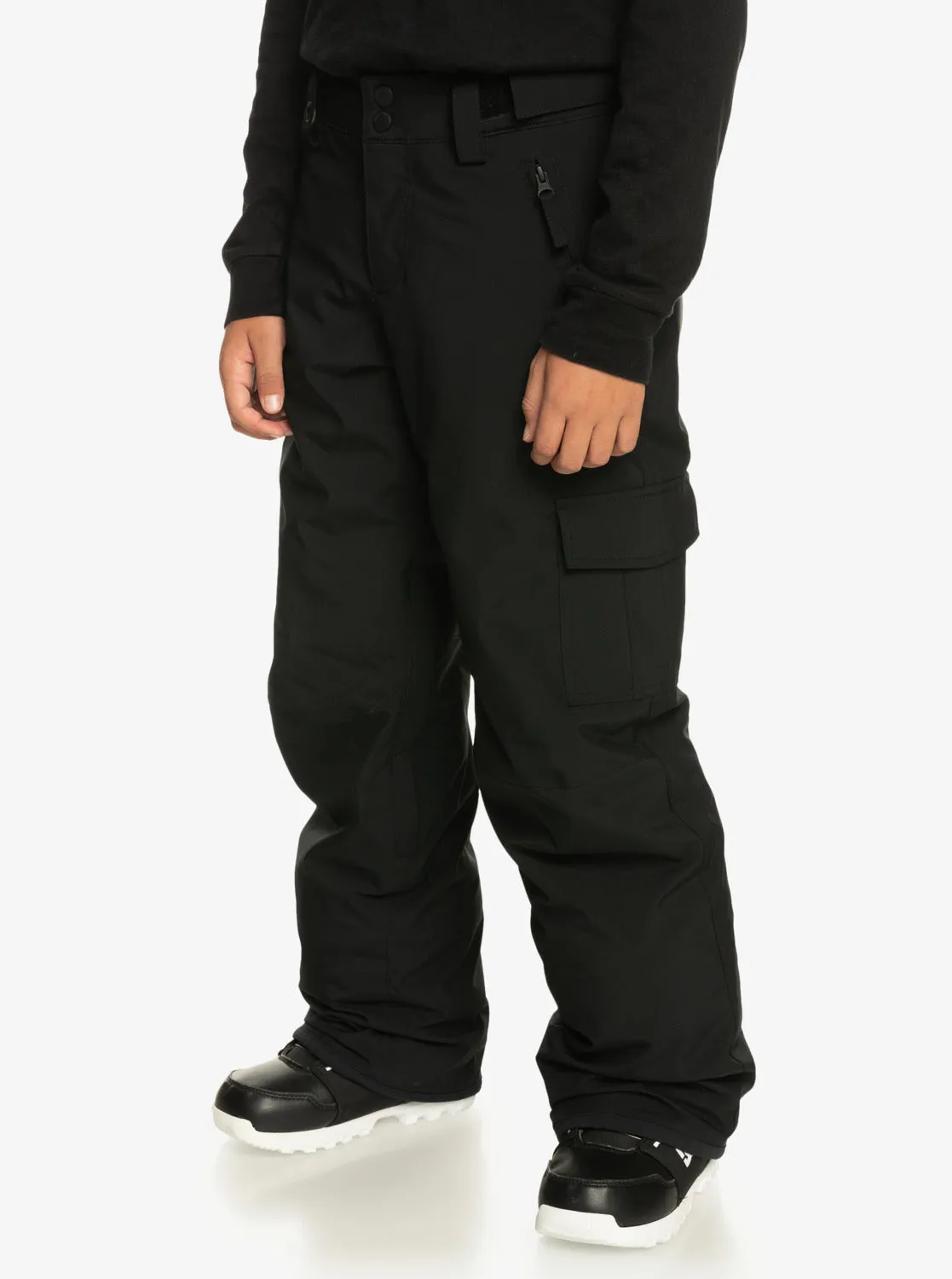 Boys 8-16 Porter Insulated Black Snow Pants - True Black