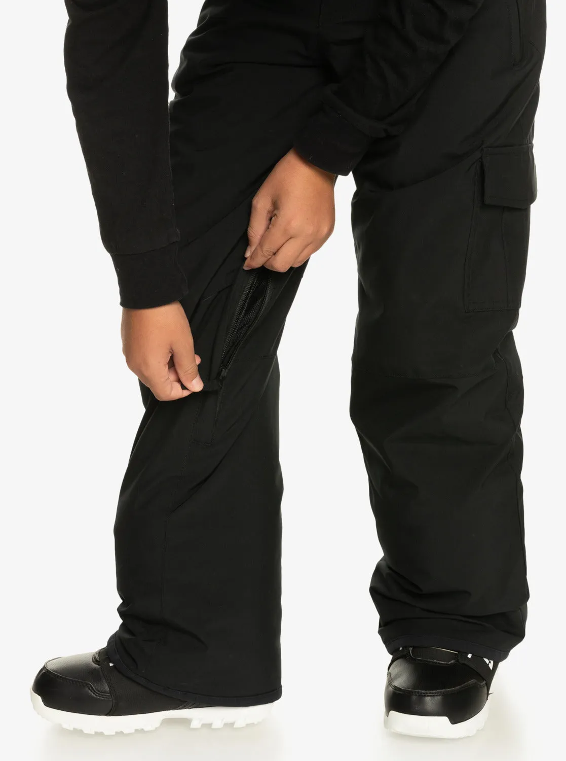 Boys 8-16 Porter Insulated Black Snow Pants - True Black