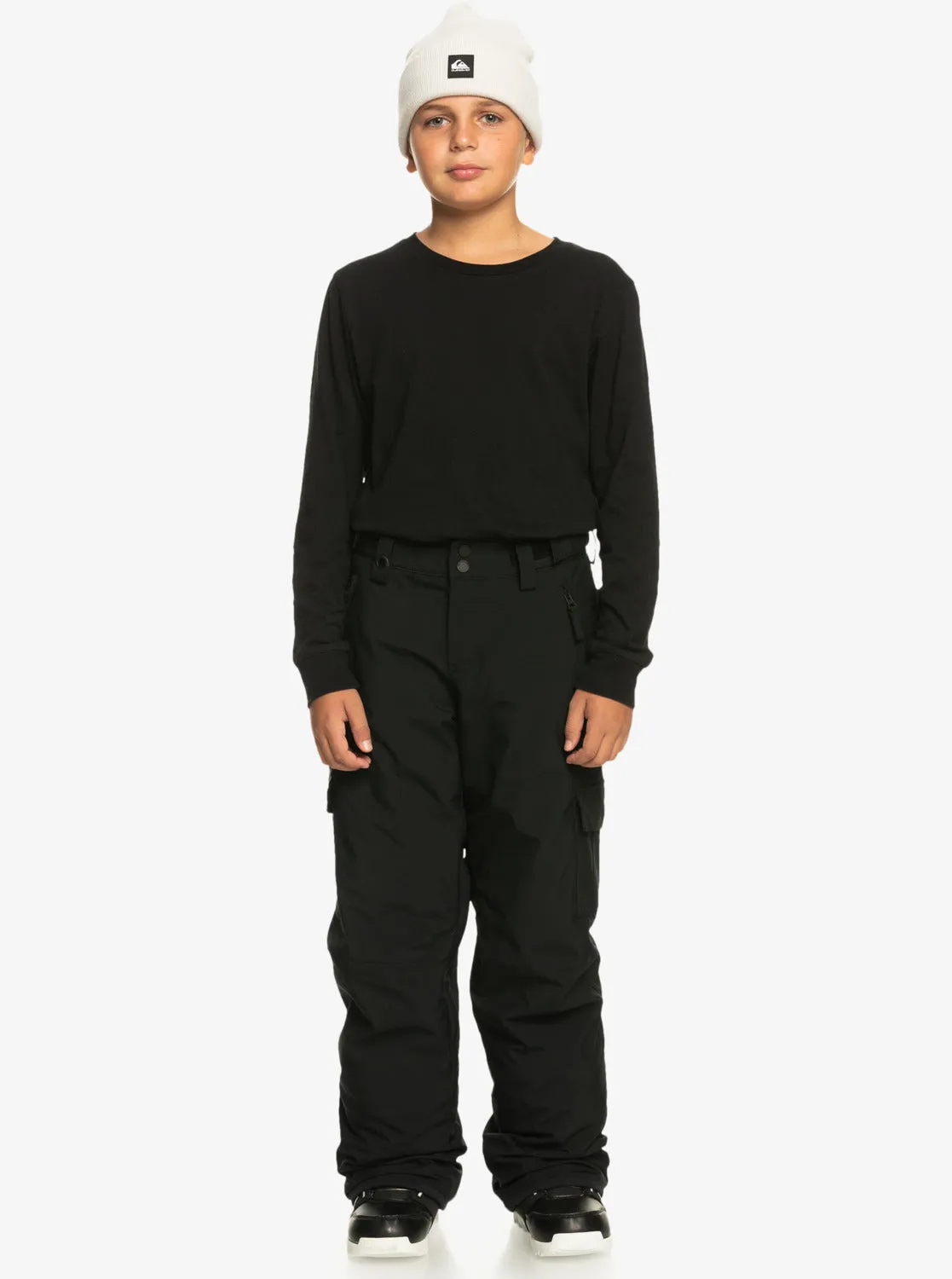 Boys 8-16 Porter Insulated Black Snow Pants - True Black