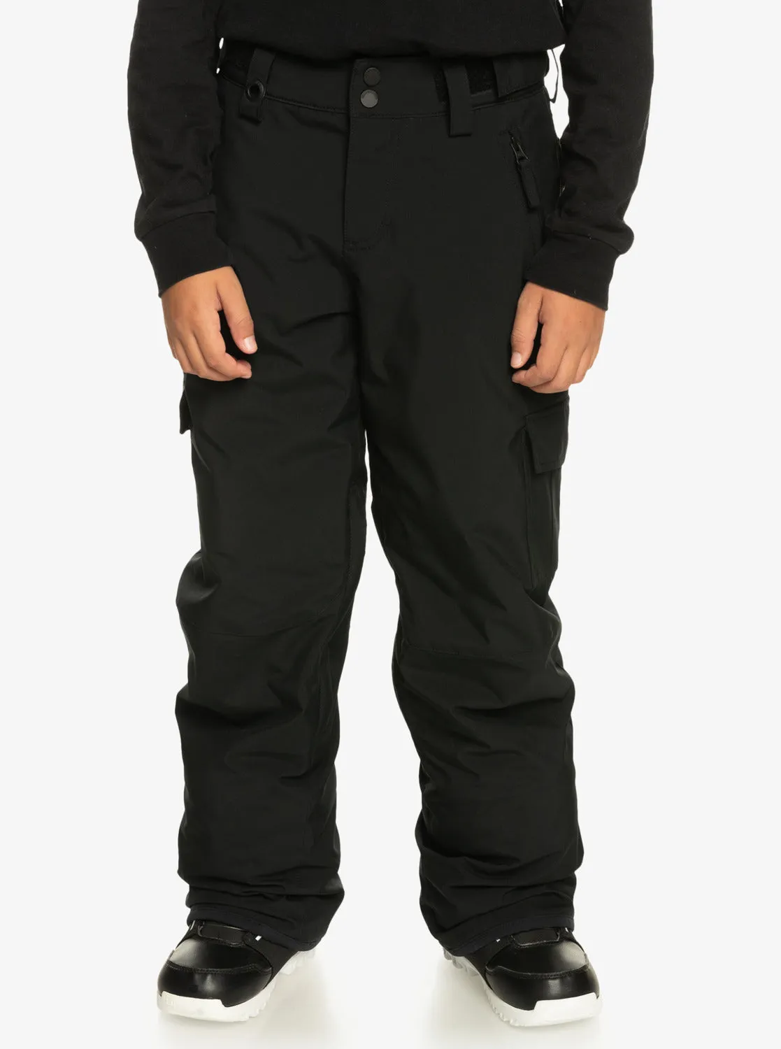 Boys 8-16 Porter Insulated Black Snow Pants - True Black