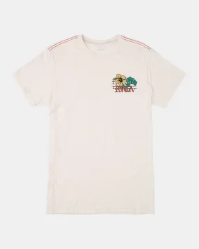 Boys Floral Park T-Shirt - Antique White