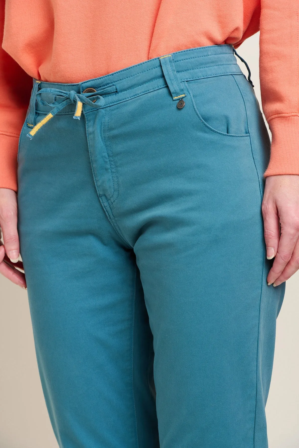 Brakeburn Hem Vent Blake Trousers Teal