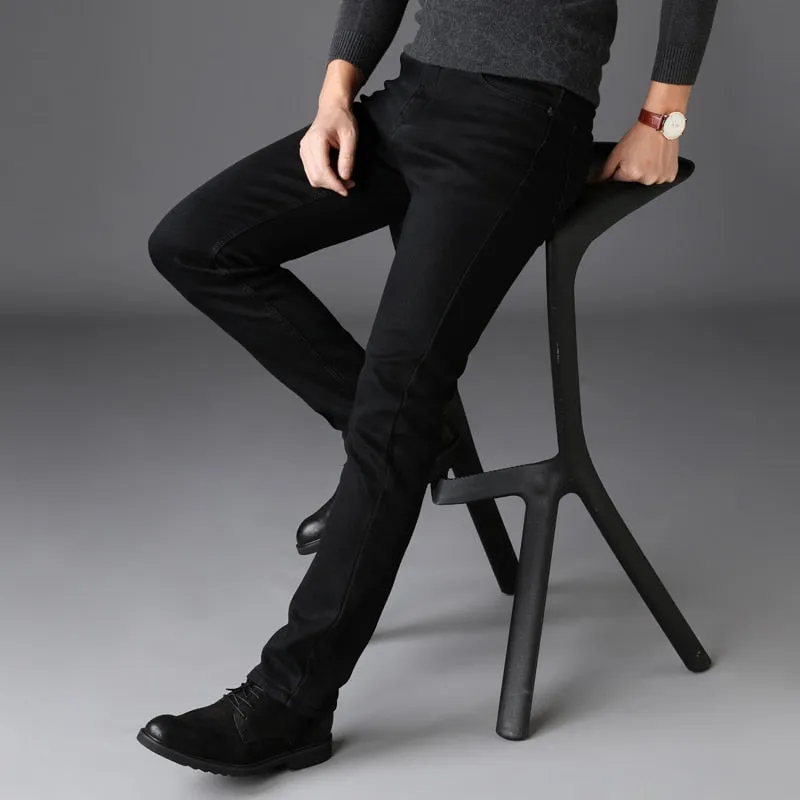 Brands Jeans Trousers New Black Elasticity Skinny Jeans