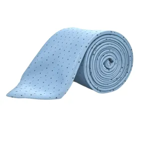 BRIONI Artsy Dot Pattern Silk Tie - Blue