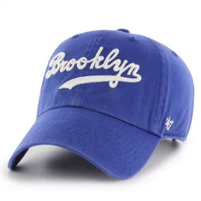 Brooklyn Dodgers MLB Cooperstown 1944 Script Clean Up Cap