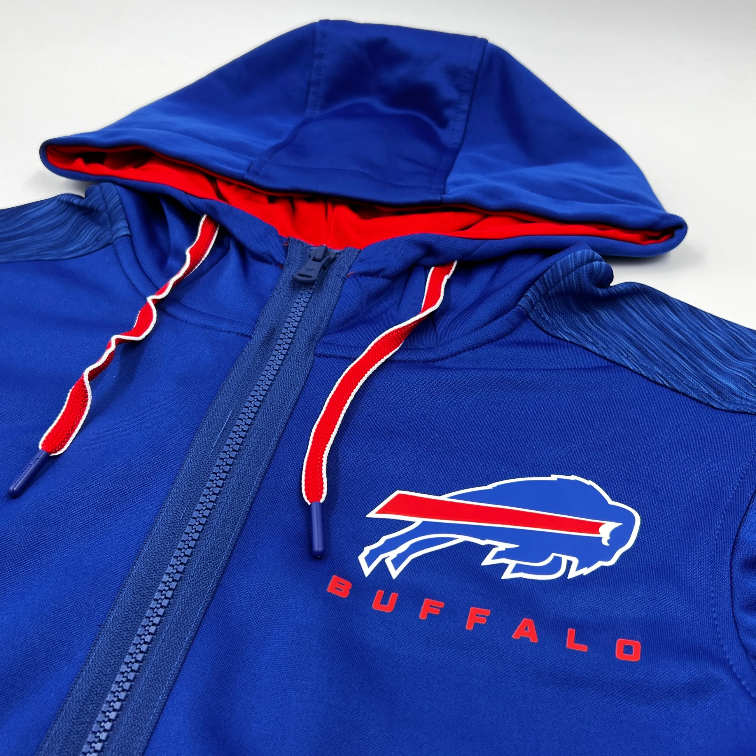 Buffalo Bills Royal Blue Fanatics Zip-Up Hoodie