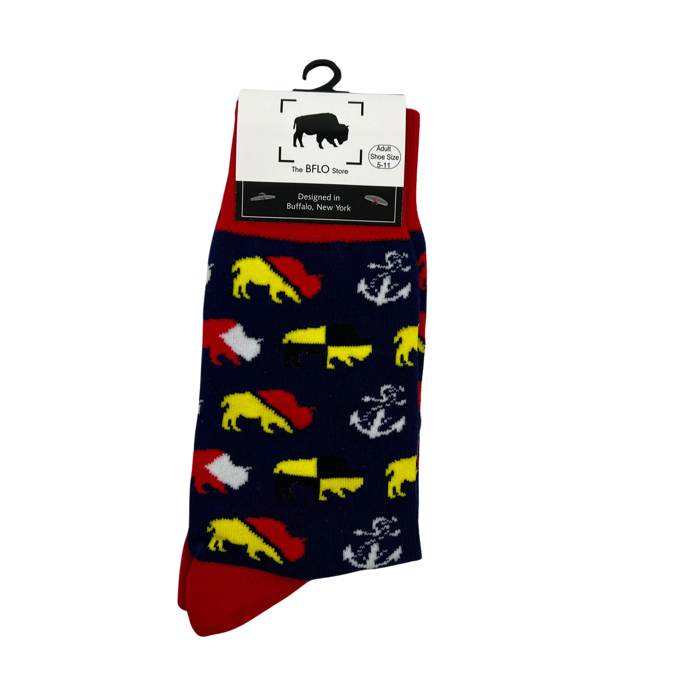 Buffalo Nautical Socks