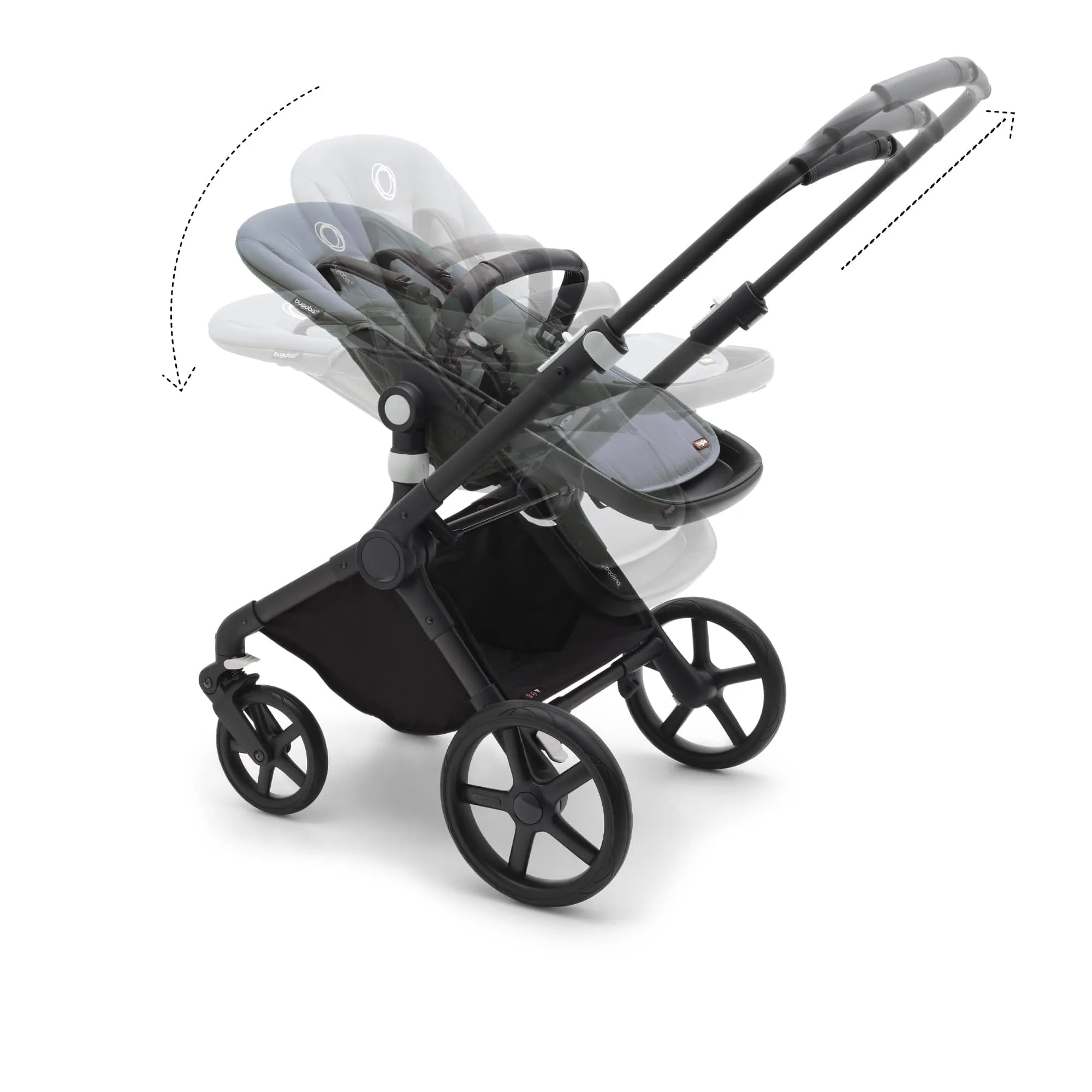 Bugaboo Fox Cub Essential Bundle - Black/Stormy Blue/Stormy Blue