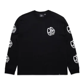 by Parra Circle Tweak Logo Long Sleeve 'Black'