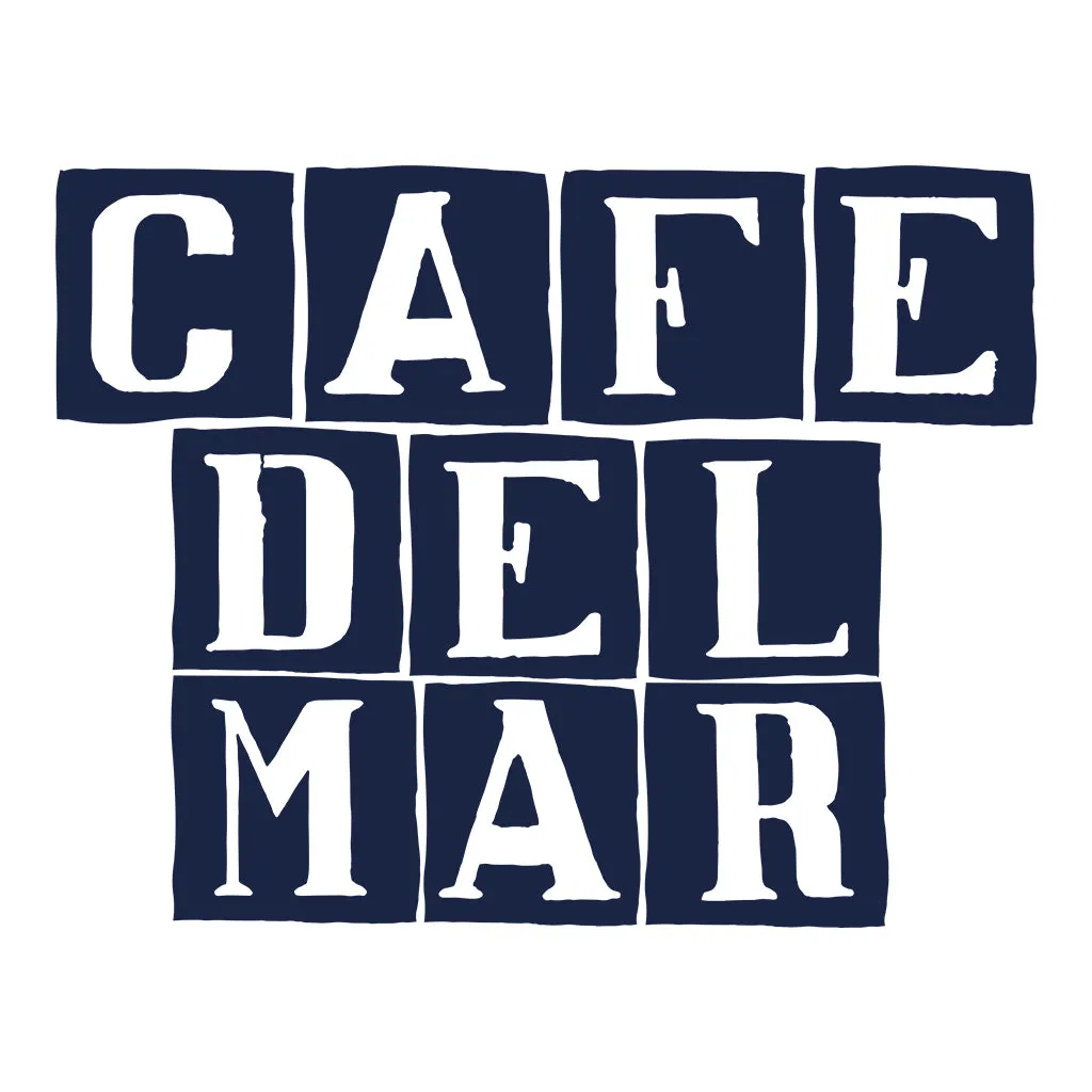 Café del Mar Blue Tile Logo Mug