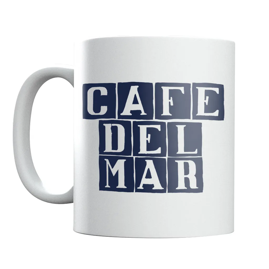 Café del Mar Blue Tile Logo Mug