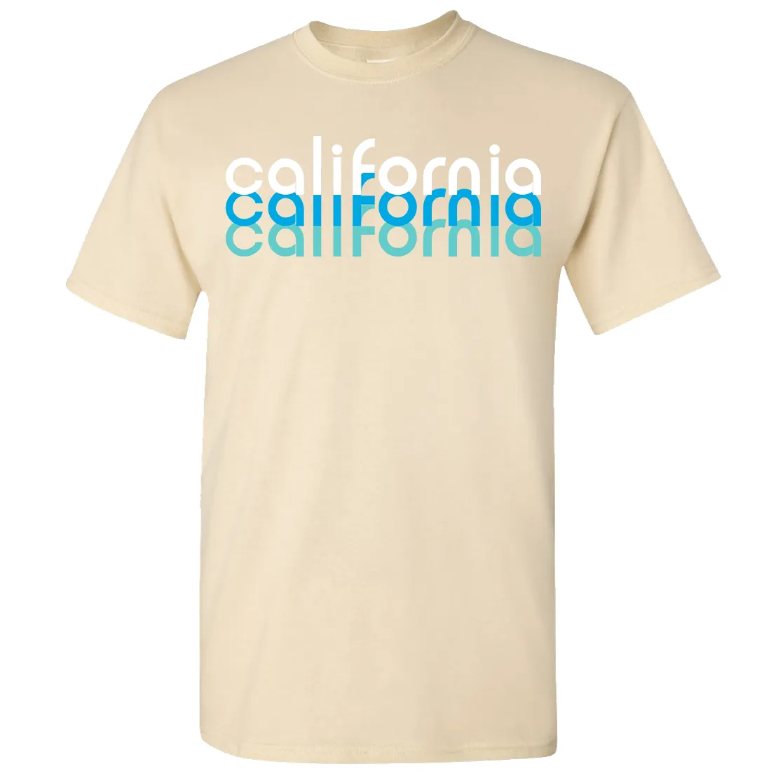 California Cool Stacked Asst Colors T-shirt/tee