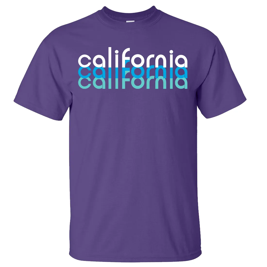 California Cool Stacked Asst Colors T-shirt/tee