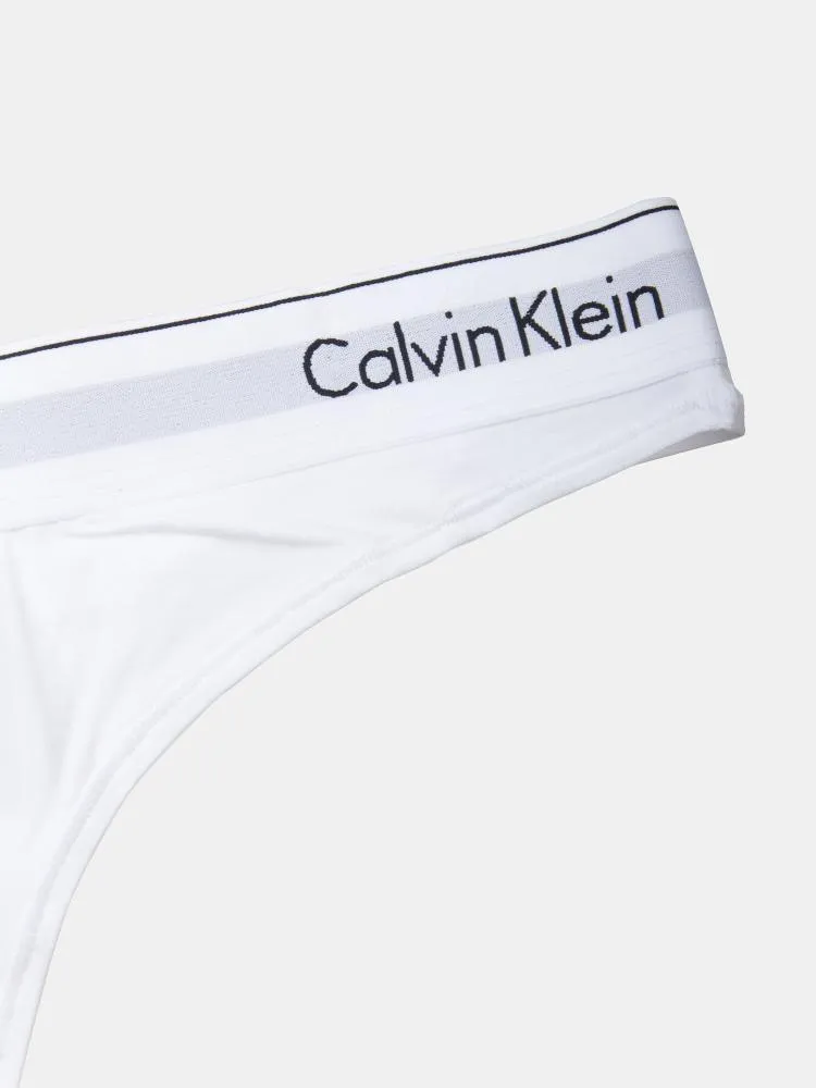 Calvin Klein Modern Cotton Thong - White