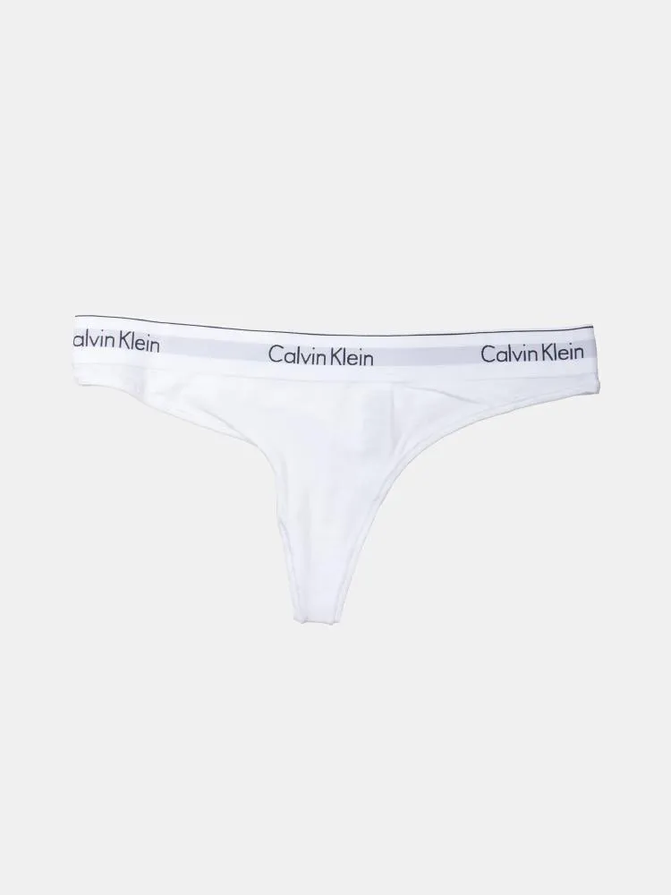 Calvin Klein Modern Cotton Thong - White