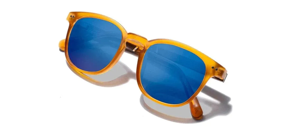 CAMP Eyewear Topo Sunglasses Matte Orange | Walnut