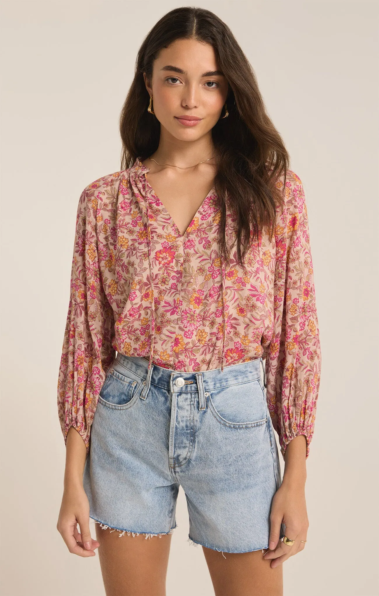 Carine Lima Floral Top