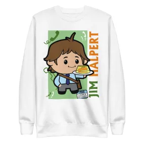 Cartoon Jim Halpert - Unisex Premium Sweatshirt