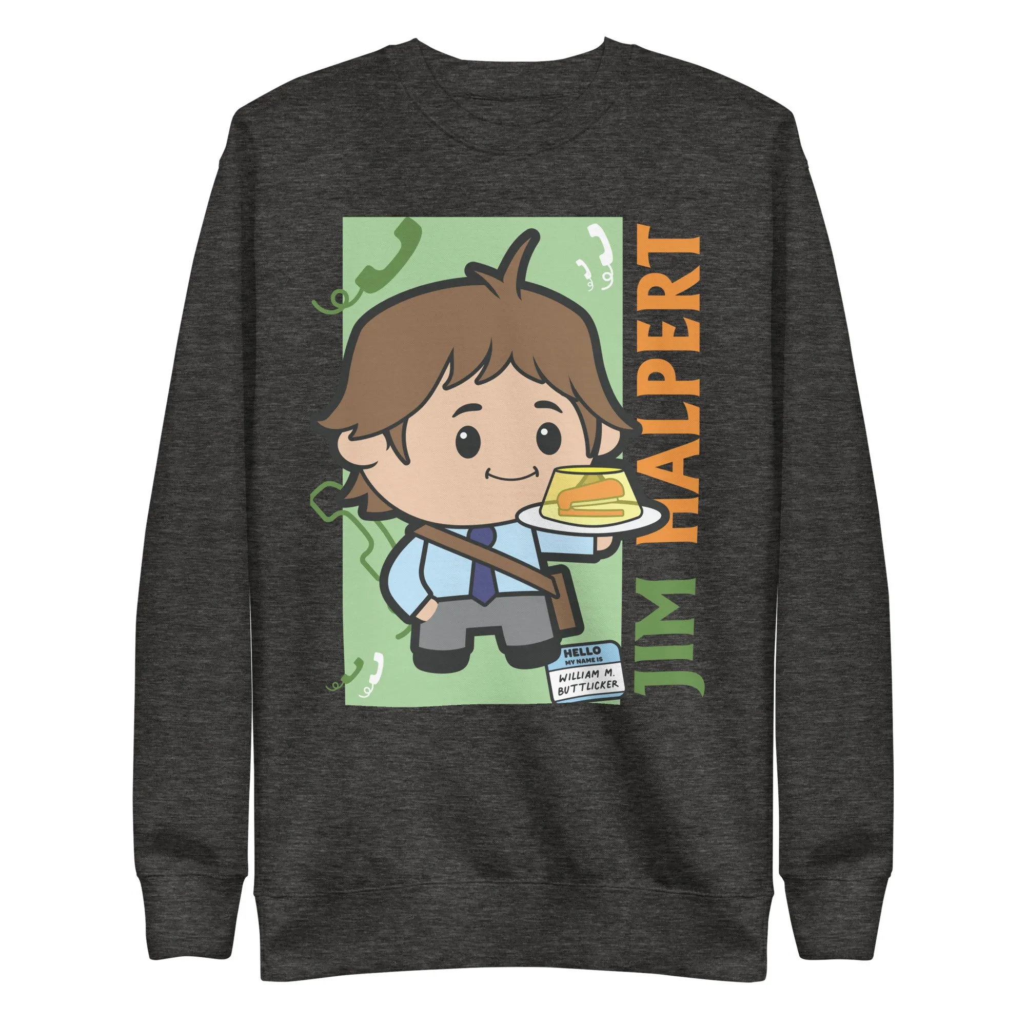 Cartoon Jim Halpert - Unisex Premium Sweatshirt