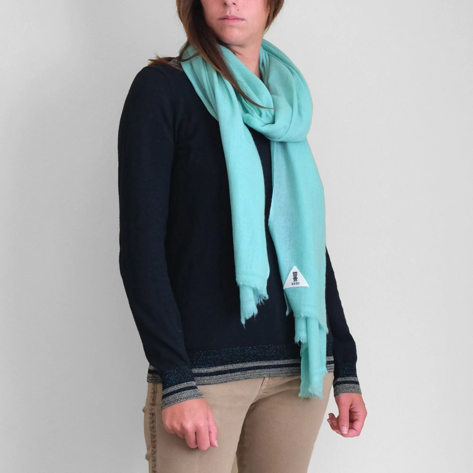 Cashmere Scarf - Turquoise