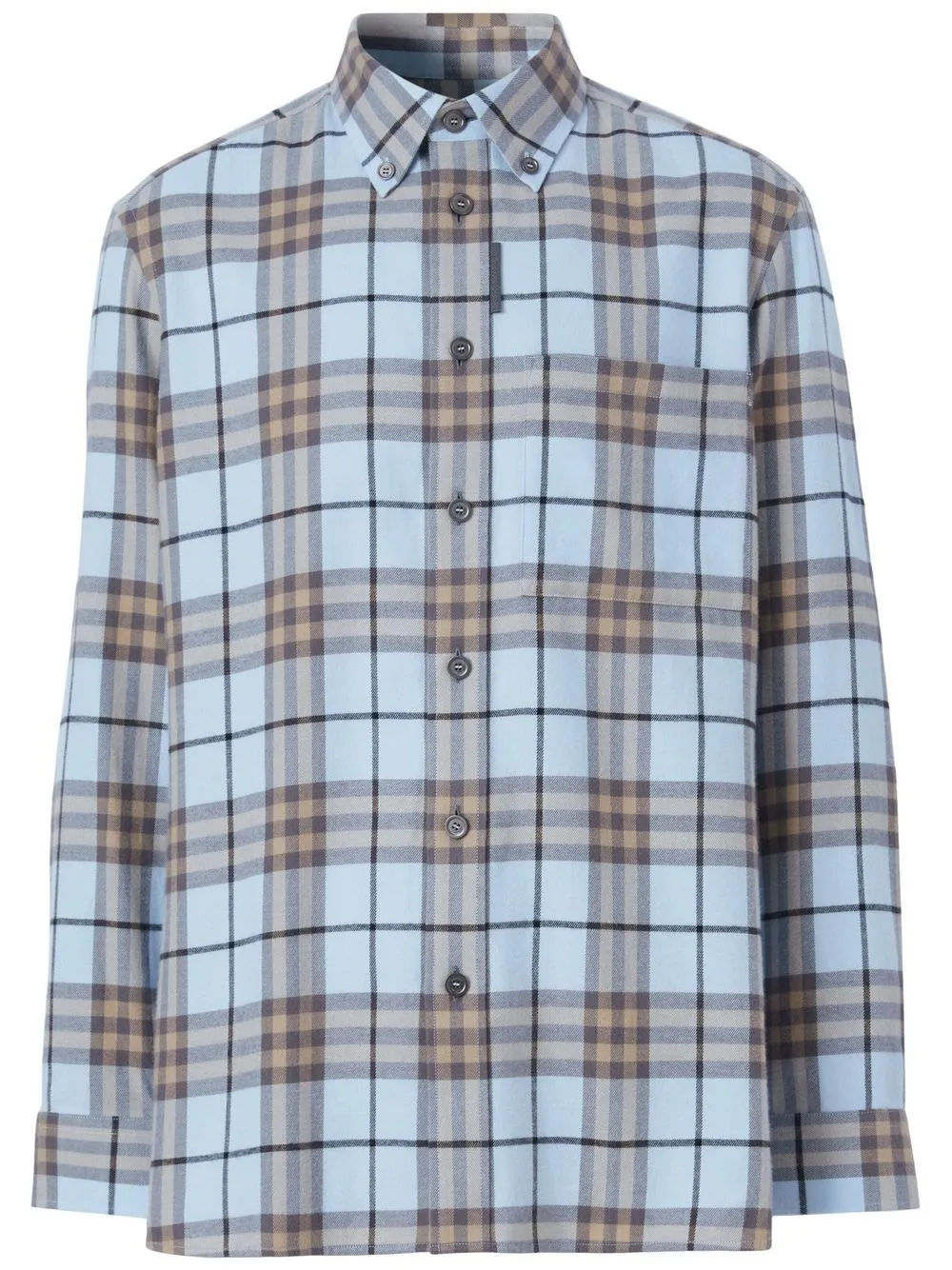 Check-Pattern Flannel Shirt