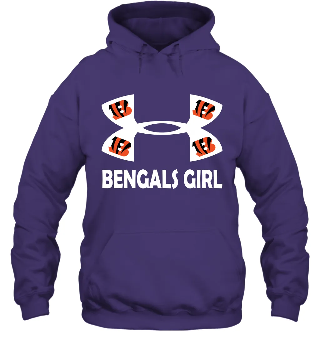 Cincinnati Bengals Girl Under Armour Football Hoodies