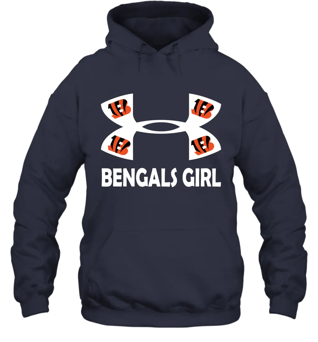 Cincinnati Bengals Girl Under Armour Football Hoodies