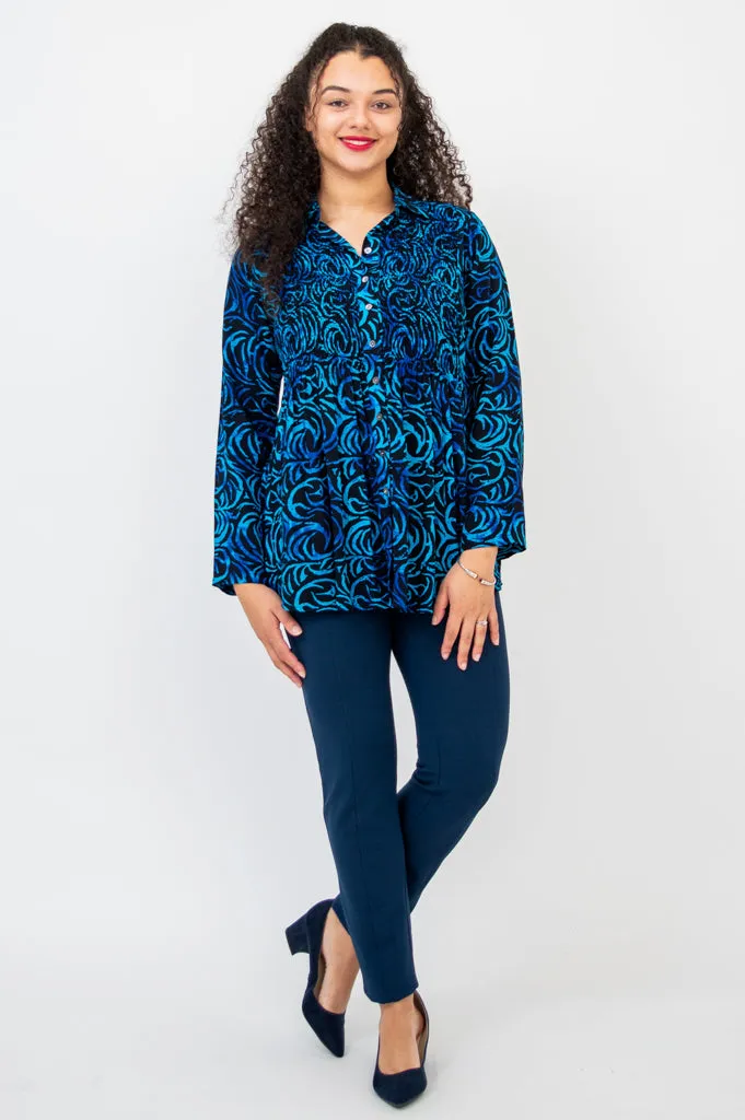 Cindy L/S Blouse, Whirpool