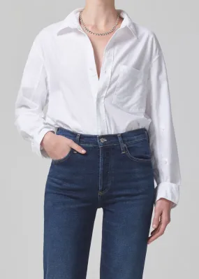 Citizens of Humanity Kayla Oxford Shirt in White