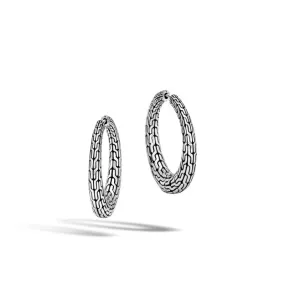 Classic Chain Graduated Small Hoop Earring