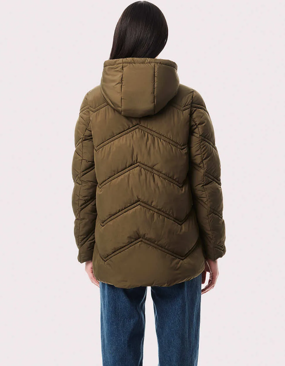 Classic Chevron Puffer Jacket