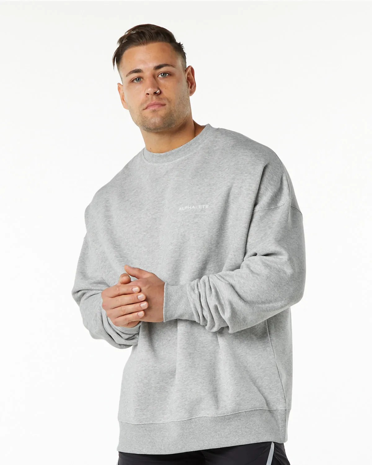 Classic Crew - Heather Grey