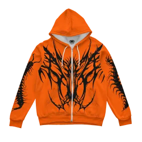 Code Orange Zip Up Hoodie