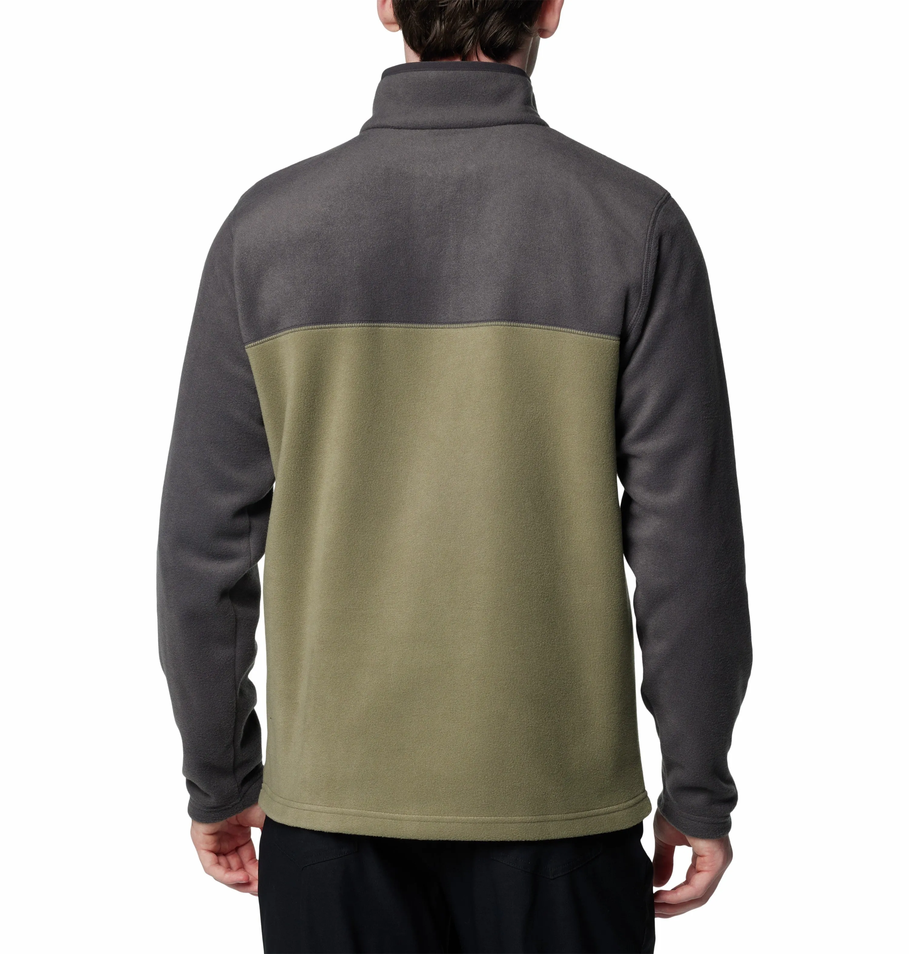 Columbia Men's Steens Mountain II Regular Fit Half Snap Fleece-STONE GREEN