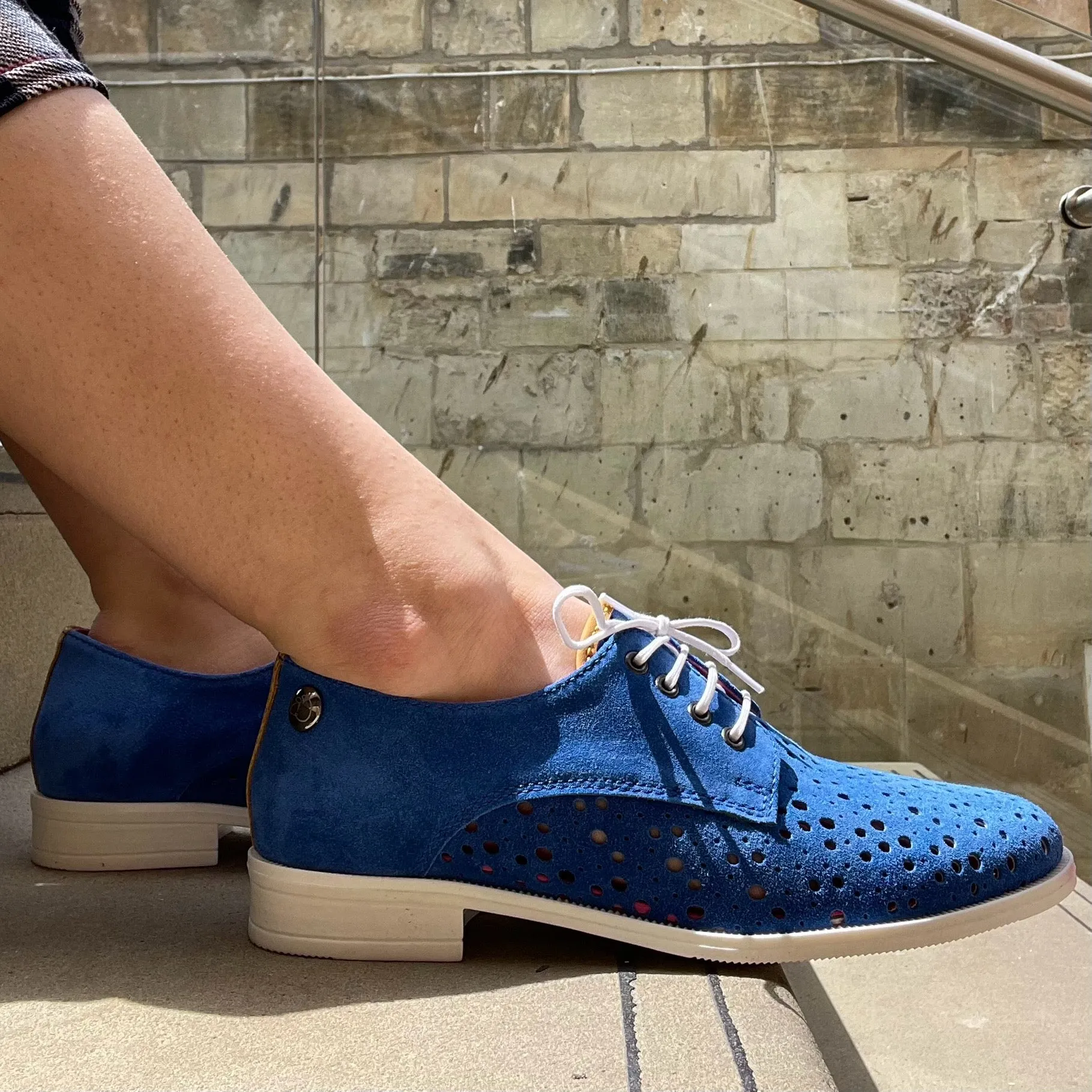 Cordon - Royal Blue lace up sneaker