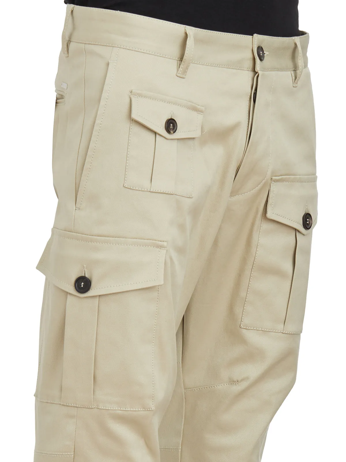 COTTON CARGO PANTS