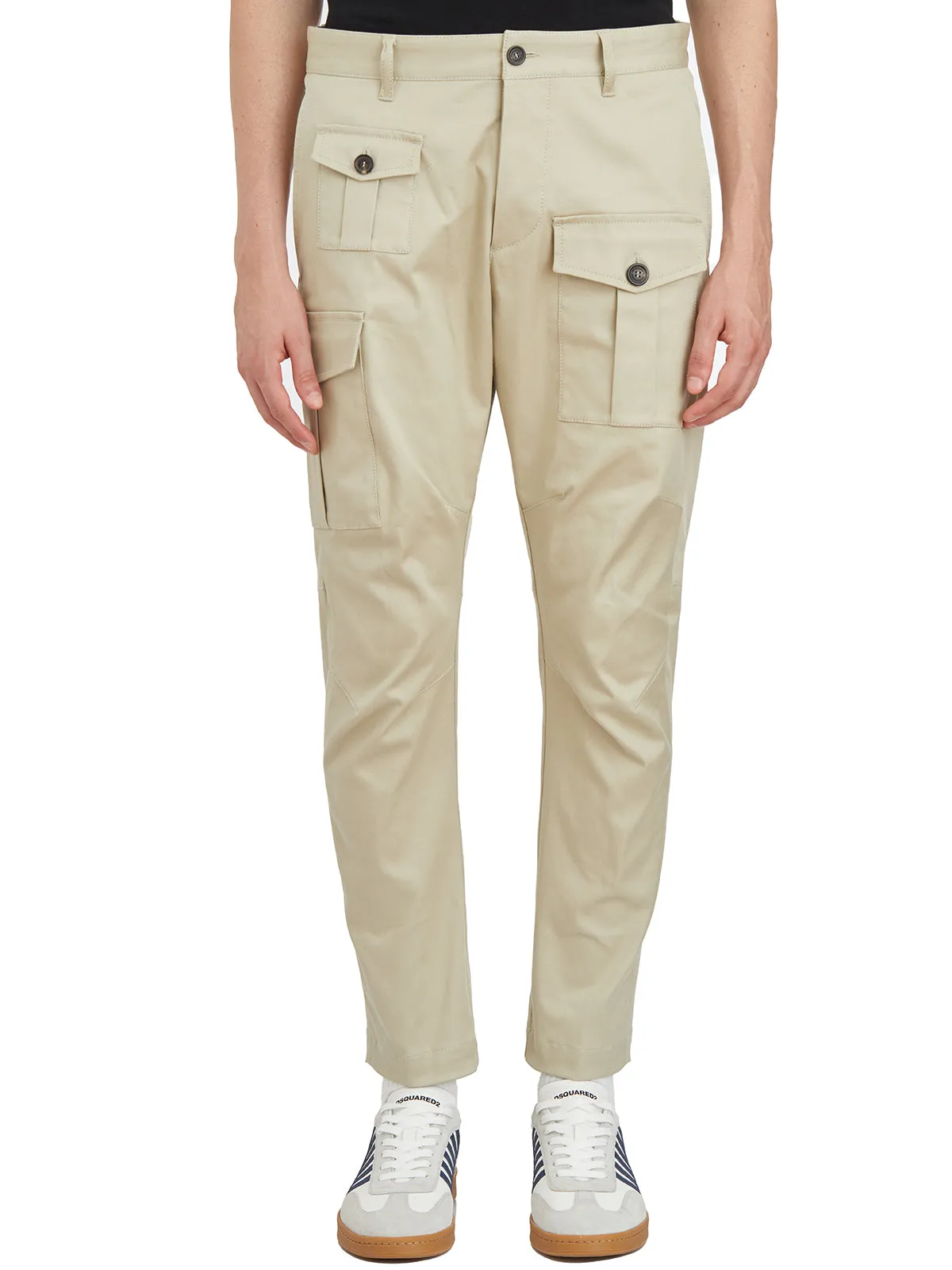 COTTON CARGO PANTS