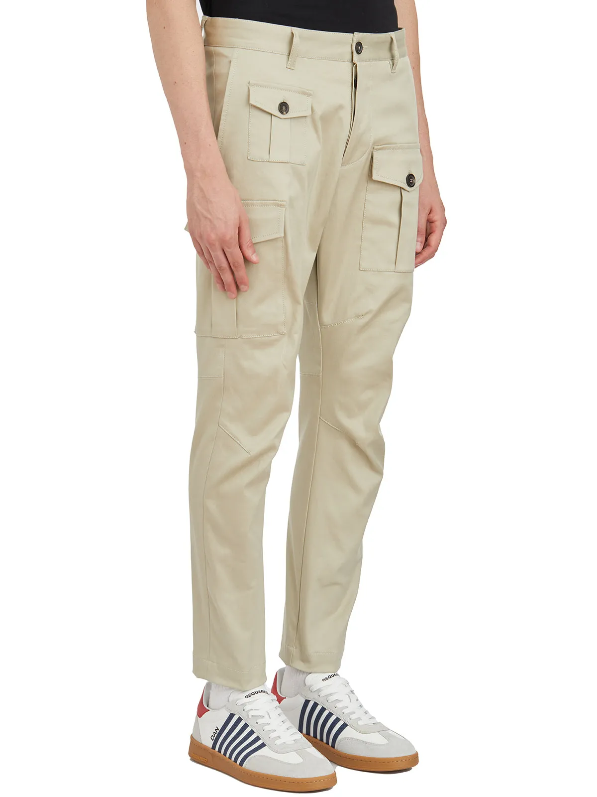 COTTON CARGO PANTS