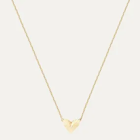 Covet 14kt Diamond Heart Necklace