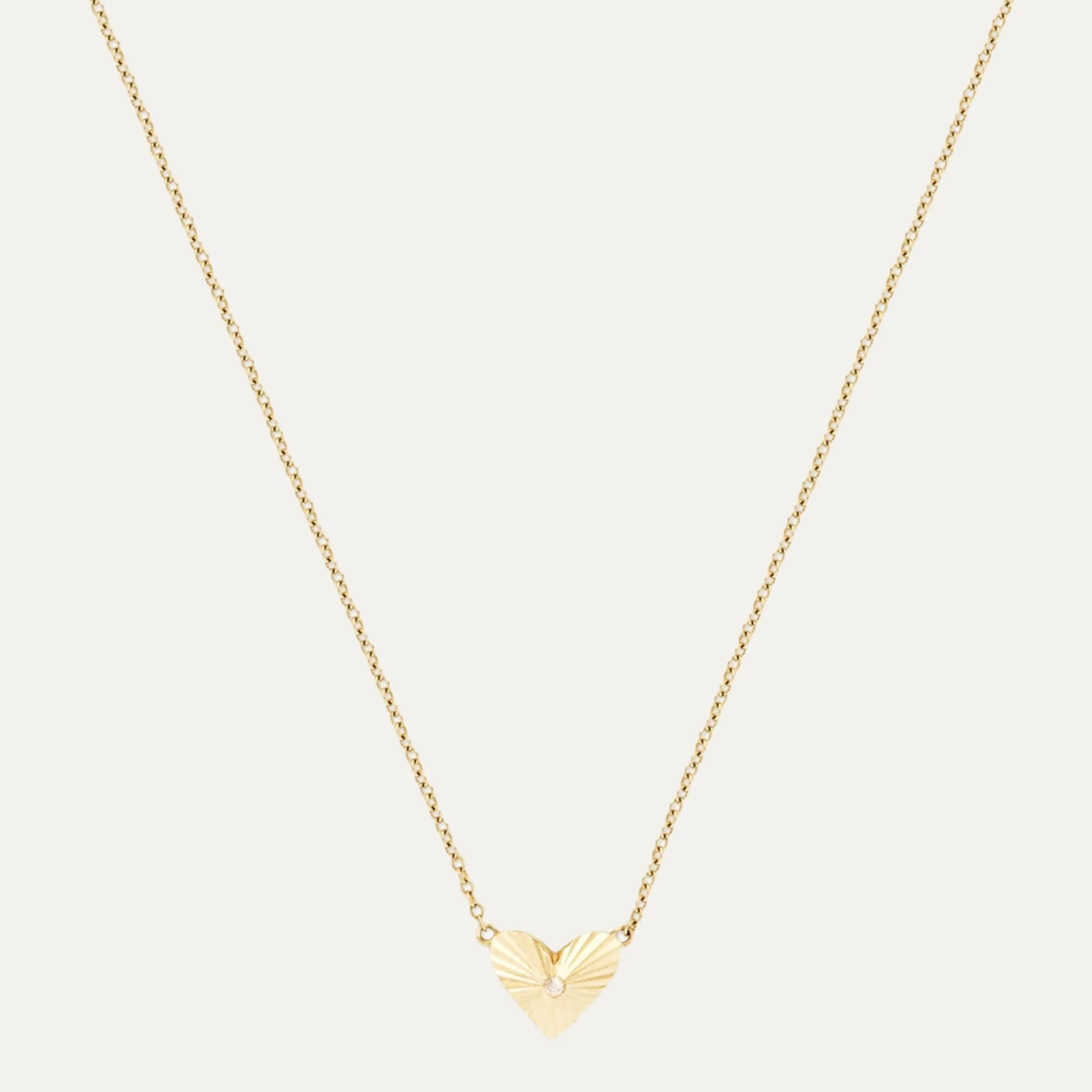 Covet 14kt Diamond Heart Necklace